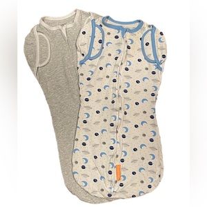 2 Pack SwaddleMe Arms Free Comfortable Pod Large